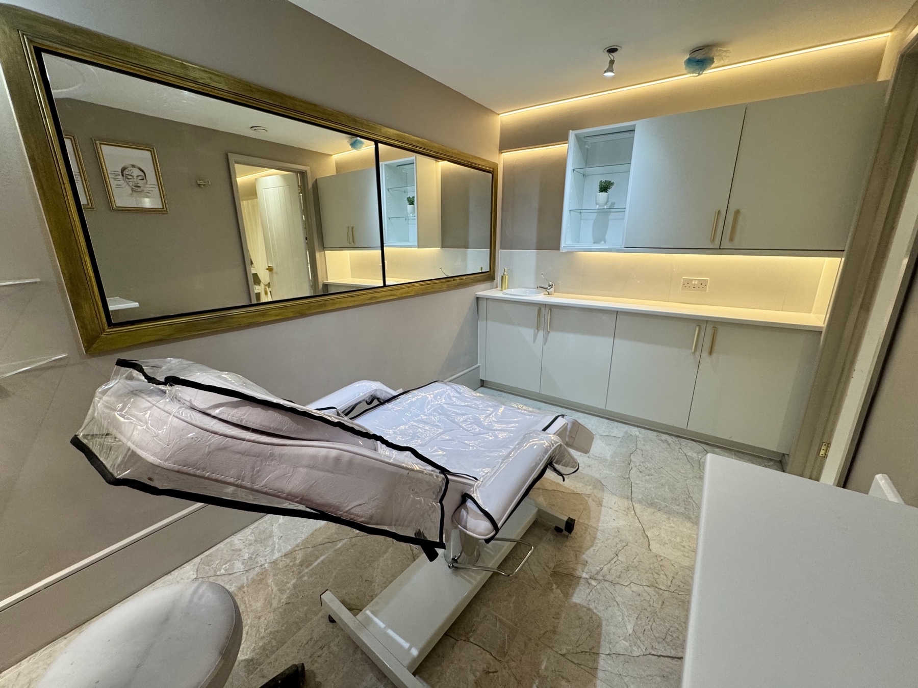 A private treatment room